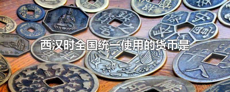 西汉时全国统一使用的货币是什么(汉代统一使用的货币是)