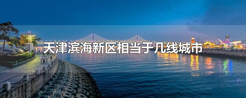 天津滨海新区相当于几线城市(天津滨海新区属于几线城市)