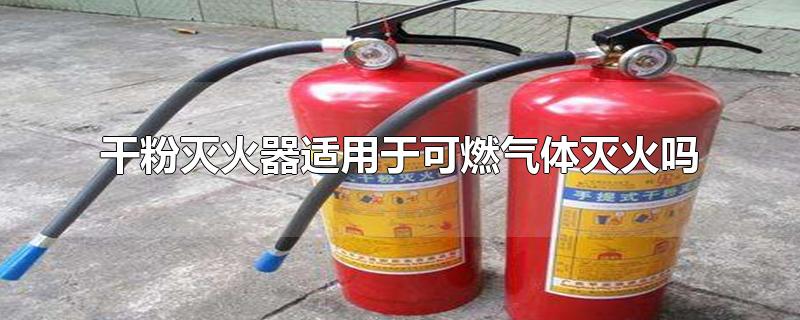 干粉灭火器适用于什么类型的灭火(干粉灭火器的使用方法)