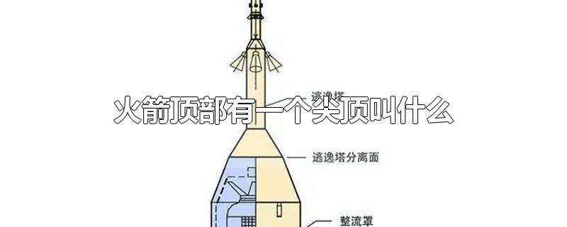 载人火箭顶部有一个尖顶叫什么(火箭顶部有一个尖顶叫什么)