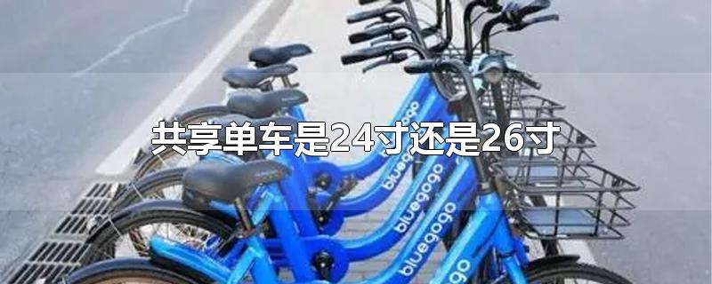 共享单车是24寸还是26寸(共享单车是24英寸还是26英寸的)