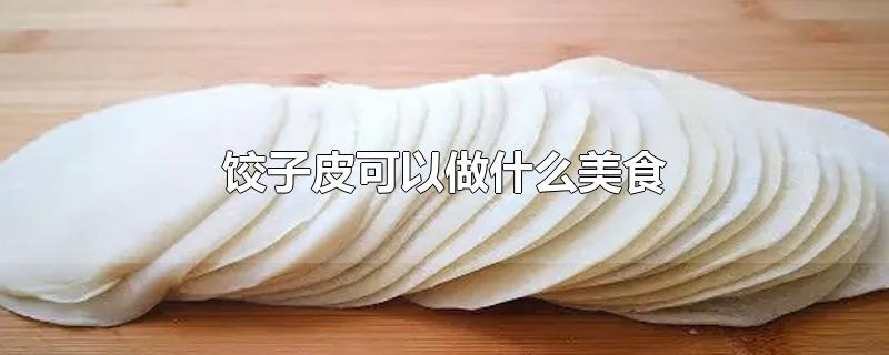 学做饺子皮(饺子皮怎么包饺子)