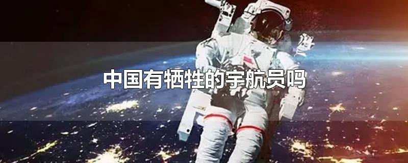 中国有没有牺牲的宇航员,中国航天牺牲宇航员?
