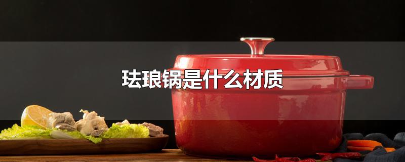 珐琅锅是什么材质的(珐琅锅是什么材质有毒)