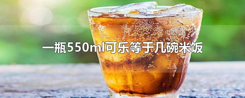 一瓶550ml可乐等于几碗米饭(一瓶可乐相当于多少碗米饭)