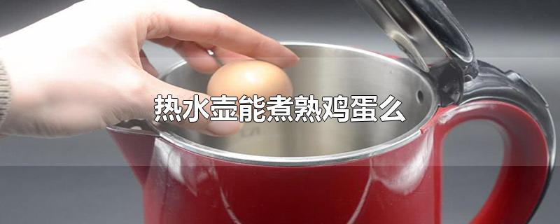 热水壶能煮熟鸡蛋么(拿热水壶煮得熟鸡蛋吗)