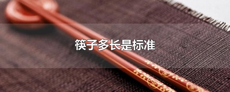 筷子多长是标准(筷子的标准长度是多少?)