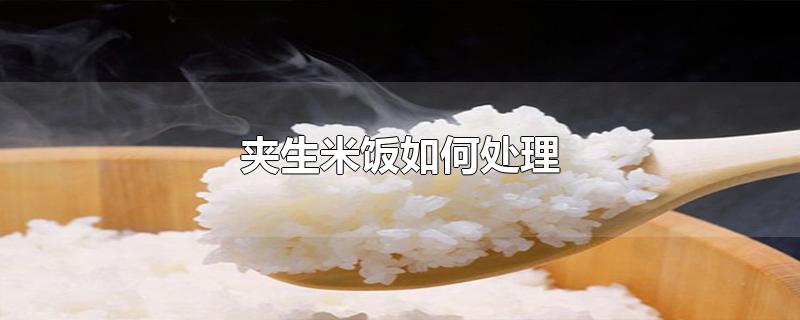 夹生米饭如何处理 炒饭(夹生米饭怎么处理)