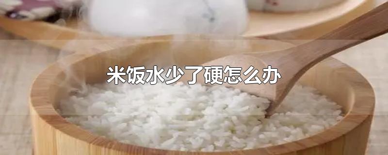 米饭水少了硬怎么办(米饭水少了硬怎么办(第二遍还是不行)