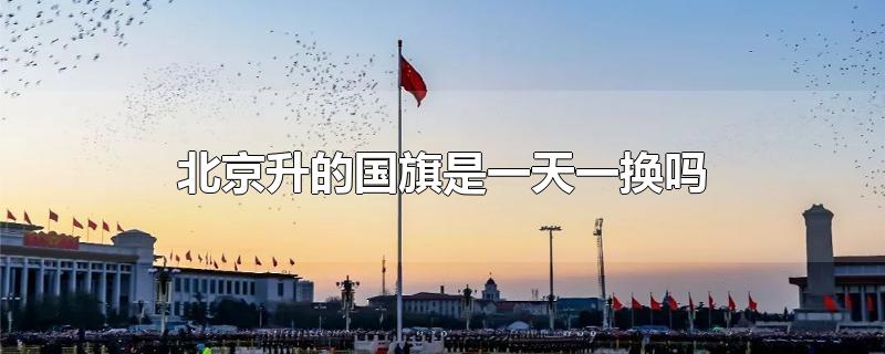 北京升国旗每天换新旗(北京的国旗是不是每天换新的)