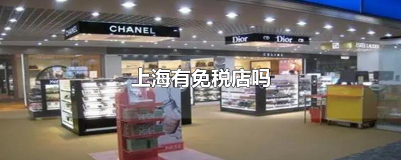 上海有免税店吗在哪里(上海免税店官网商城)