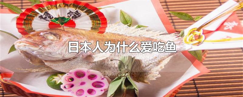 日本人为什么爱吃鱼(日本人为什么爱吃鱼地理问题回答)