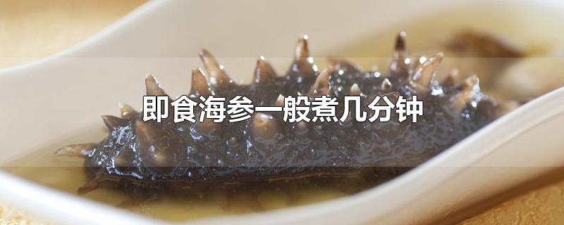 即食海参一般煮几分钟就可以吃(即食海参的做法及吃法)