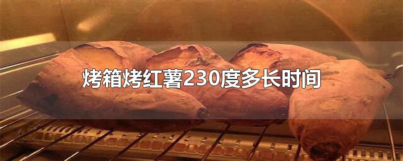 烤箱烤红薯230度烤多久(电烤箱230度烤红薯要多久)