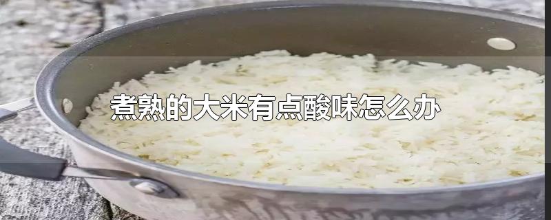 煮熟的大米有点酸味怎么办(大米煮熟了有酸味还能吃么)