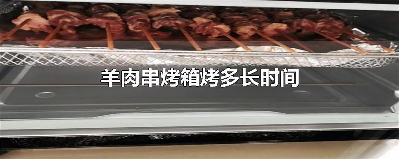 羊肉串烤箱烤多长时间多少度(冷冻羊肉串烤箱烤多长时间)