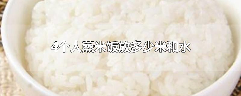4个人蒸米饭放多少米和水(蒸米饭放多少米和多少水)