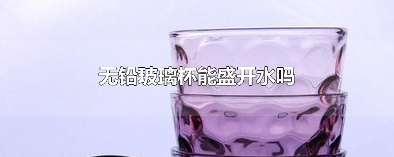 无铅玻璃杯子可以装热水吗(无铅水晶杯能装开水吗)