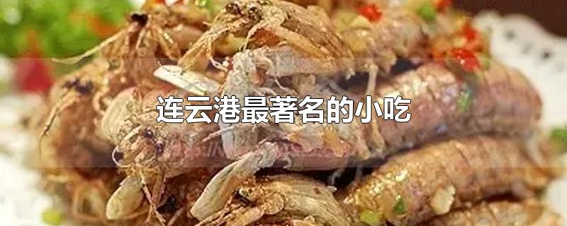 连云港最著名的小吃在哪(连云港最著名的小吃街)