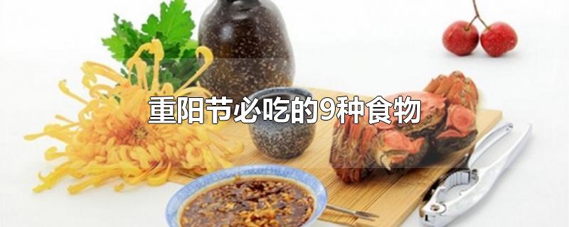 重阳节必吃的9种食物中国传统游戏(重阳节必吃的9种食物做法)