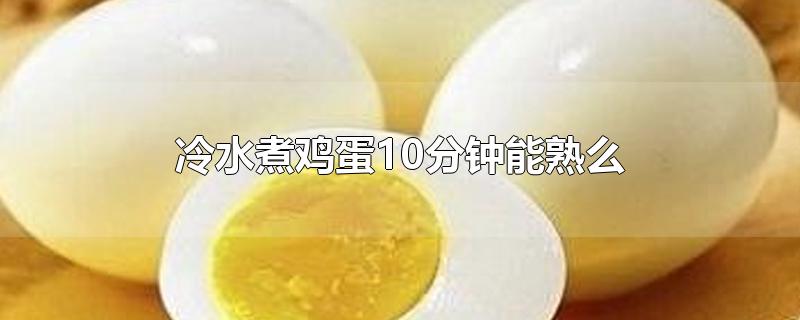 冷水煮鸡蛋10分钟能熟么(冷水煮鸡蛋15分钟能熟吗)