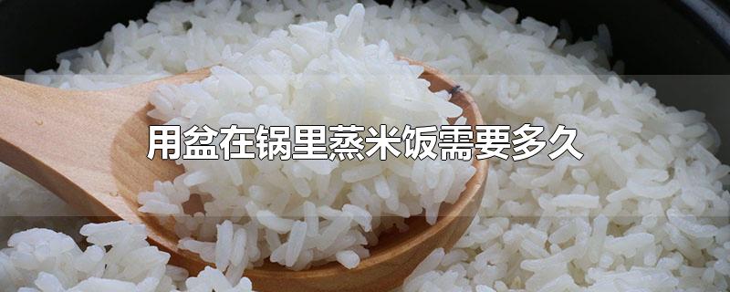 用盆在锅里蒸米饭需要多久(在盆里蒸米饭需要多长时间)