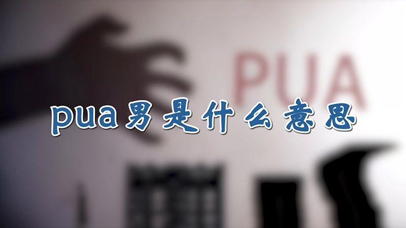 pua男是什么意思有哪些特征(pua男是什么意思通俗解释)