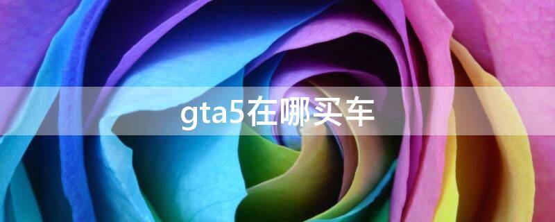 gta5在哪买车库(GTA5在哪买车)