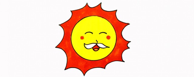 太阳怎么画的简单画法(画个太阳怎样画)